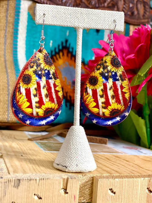 Shop Envi Me Earrings The Americana Sunflower Earring