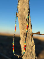 Shop Envi Me Jewelry Silver The Arock mULTI Colors Navajo Pearl Beads