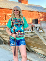 Shop Envi Me Tops and Tunics The Aztec Days Summer Top