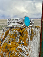 Shop Envi Me Bracelets Silver & Kingman Turquoise The Aztec Diamonds Sterling Silver & Kingman Turquoise (Real) Southwest Cuff Bracelet