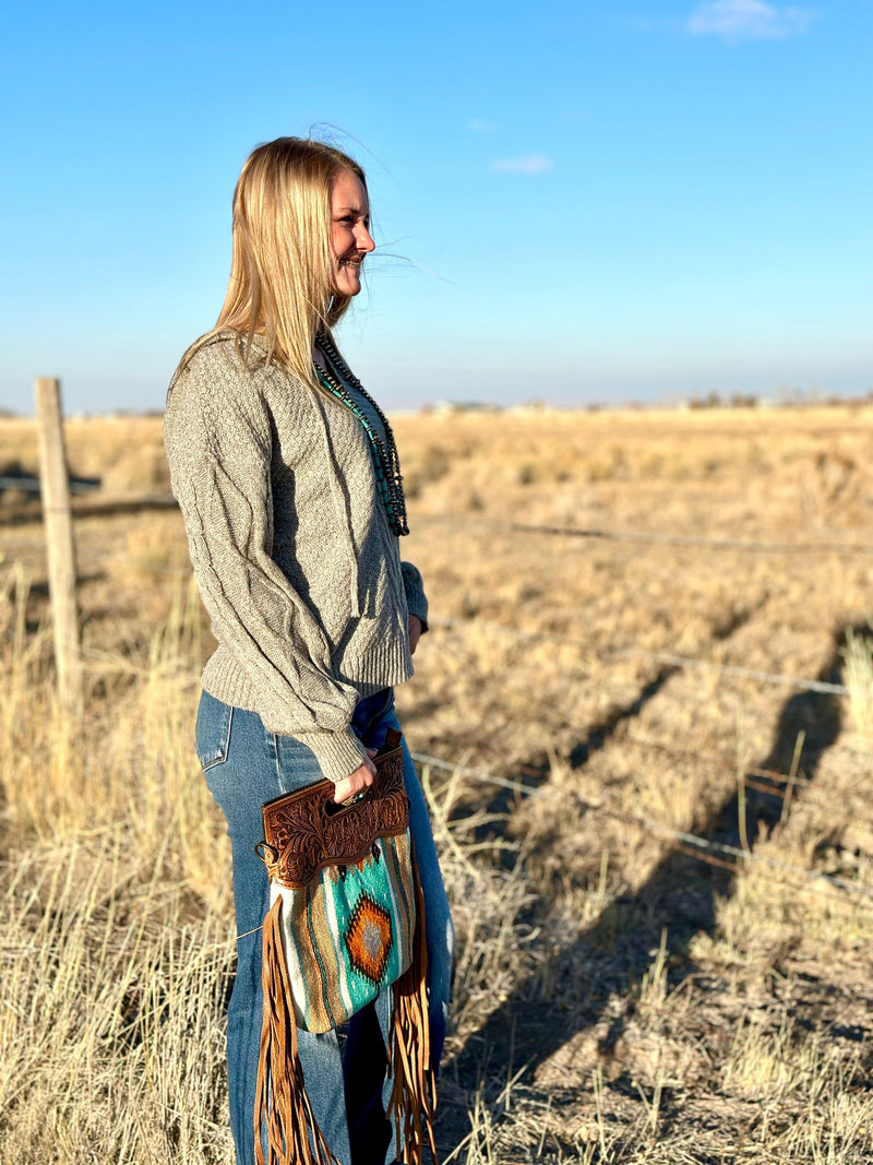 Shop Envi Me Cardigans and Kimonos The Bandera Hoodie Sweater