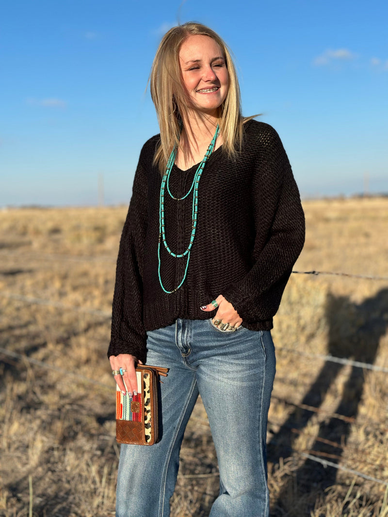 Shop Envi Me Tops and Tunics The Basic Black Logan Sweater