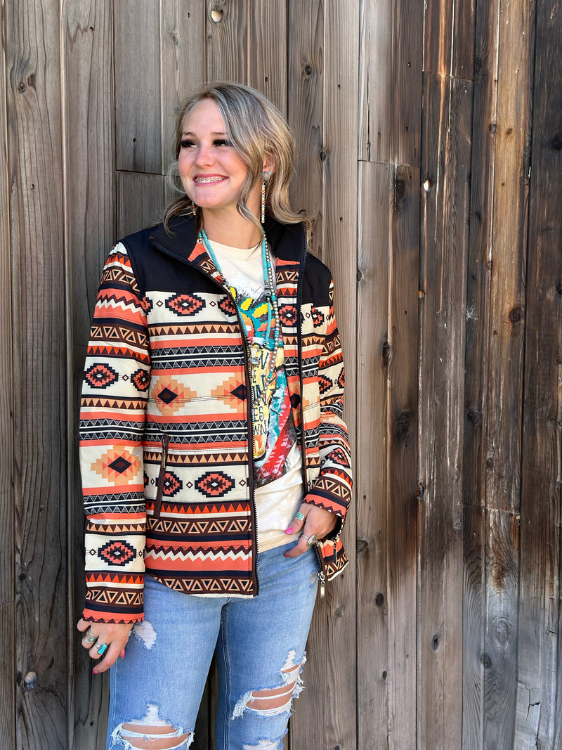 R Cinco RAnch Cardigans and Kimonos The Beth Dutton Aztec Jacket