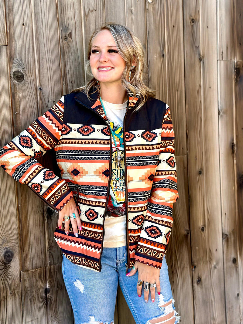 R Cinco RAnch Cardigans and Kimonos The Beth Dutton Aztec Jacket