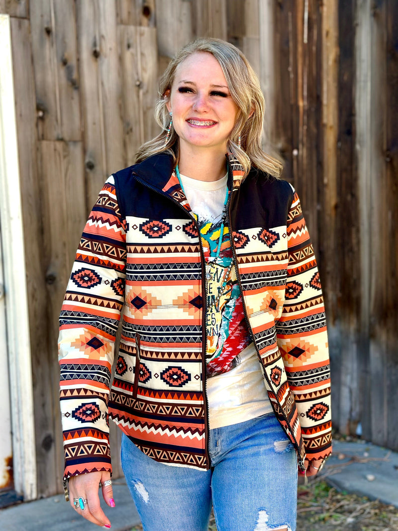 R Cinco RAnch Cardigans and Kimonos The Beth Dutton Aztec Jacket