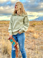 Shop Envi Me tops The Billings Sage Cowboy Sweater