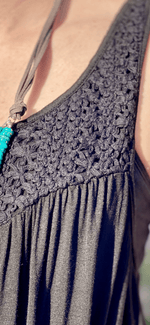 Shop Envi Me Tops and Tunics The Black Crochet Tank Top🏖