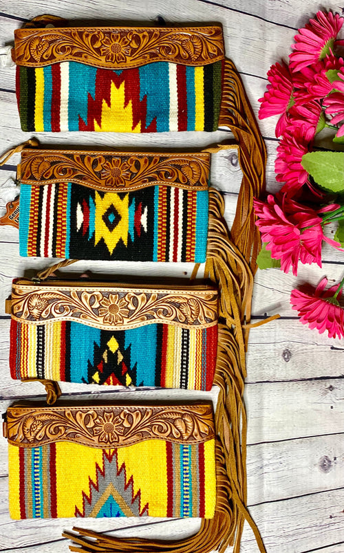 Shop Envi Me Arm Candy The Blazing Saddles Navajo Fringe Clutch Bag