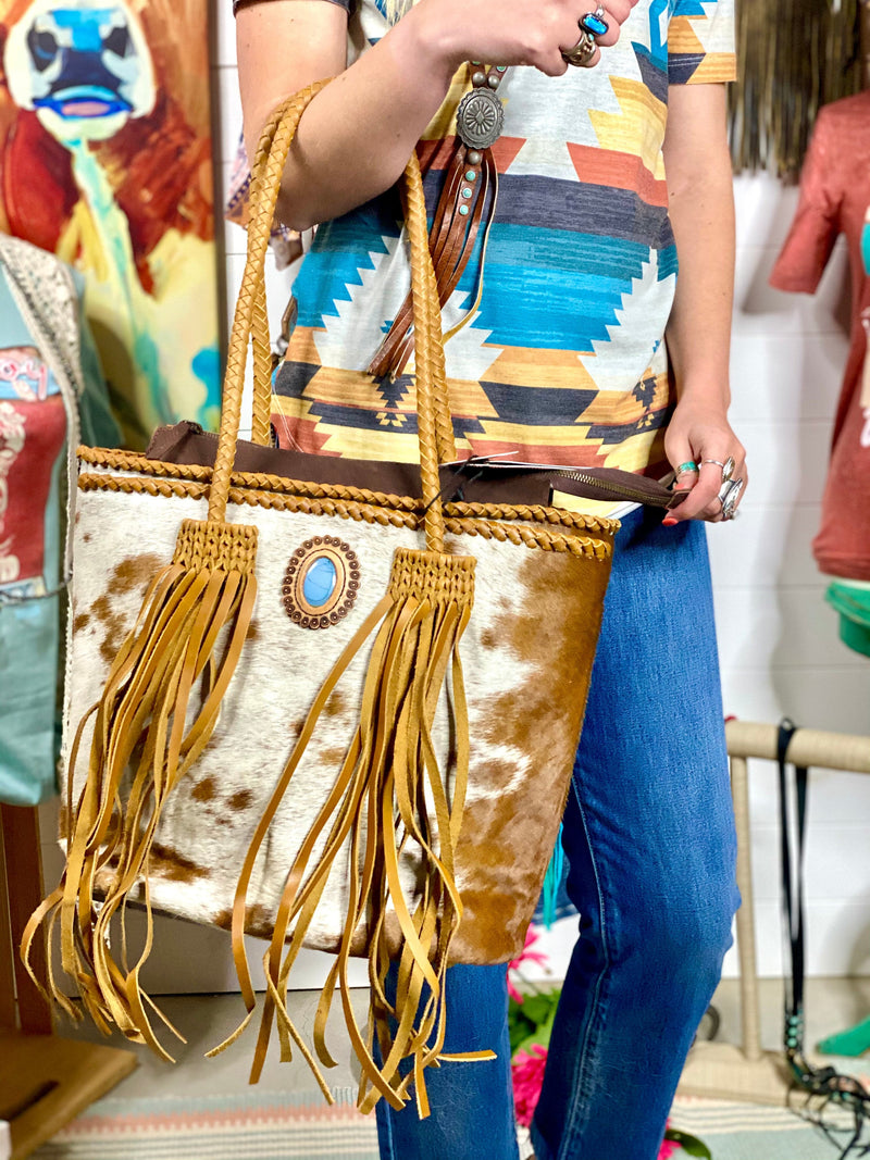 The Bridle Reins Hair On CC Bag
