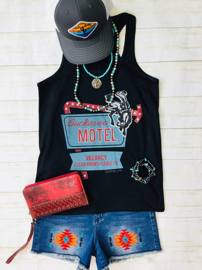 Shop Envi Me Tops and Tunics The Buckaroo Motel Tank