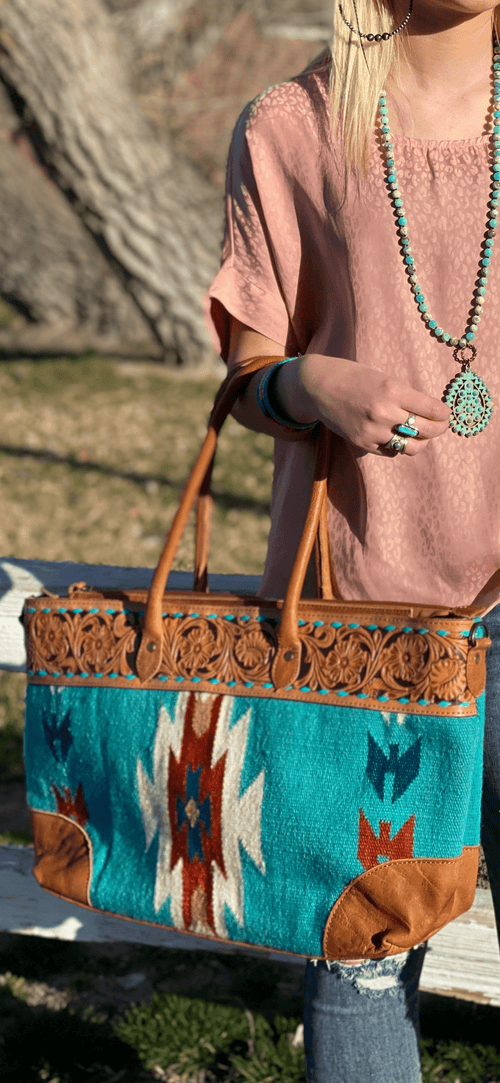 Shop Envi Me Arm Candy The Buckstitch Babe Must Have Navajo Wool  Bag
