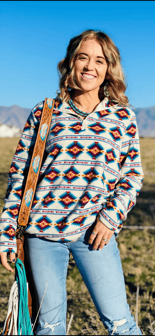 Shop Envi Me Cardigans and Kimonos The Buttes Aztec Pullover