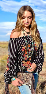 Shop Envi Me Tops and Tunics The Cabo Margarita Embroidered Top