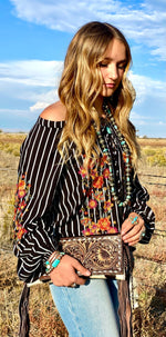 Shop Envi Me Tops and Tunics The Cabo Margarita Embroidered Top