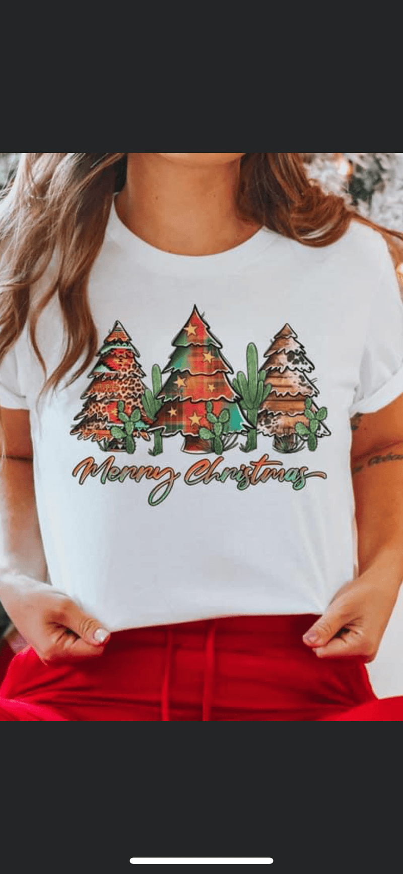 Shop Envi Me Tops and Tunics The Cactus 🎄Christmas Tree Tee