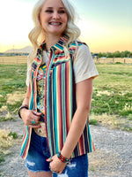 Shop Envi Me Tops and Tunics The Cactus & Roses Rodeo Nights Top