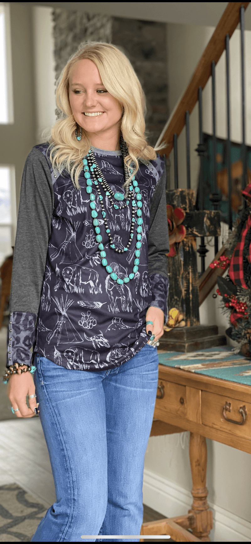 Shop Envi Me Tops and Tunics The Calexico Trading Post Tribal Top