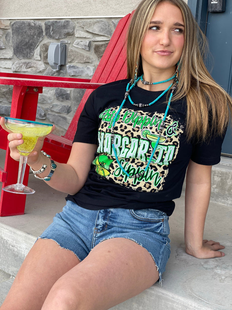 Shop Envi Me Tops and Tunics The Cheetah Chip Dippin & Margarita Sippin Cinco De Mayo Tee