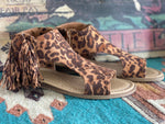 Not Rated Footwear The Cheetah Fringe Marana Sandal