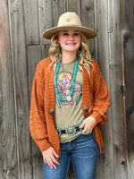 Shop Envi Me Cardigans and Kimonos The Colors of Fall Concho Cardigan Sweater