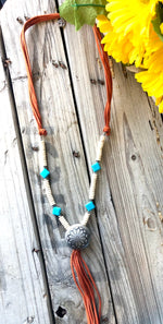 Shop Envi Me Jewelry The Conchita Concho Tassel Necklace