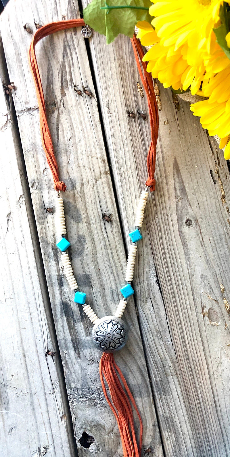 Shop Envi Me Jewelry The Conchita Concho Tassel Necklace