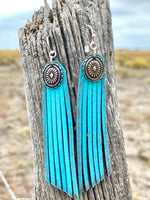 Shop Envi Me Earrings Turquoise The Concho Turquoise Fringe Earrings