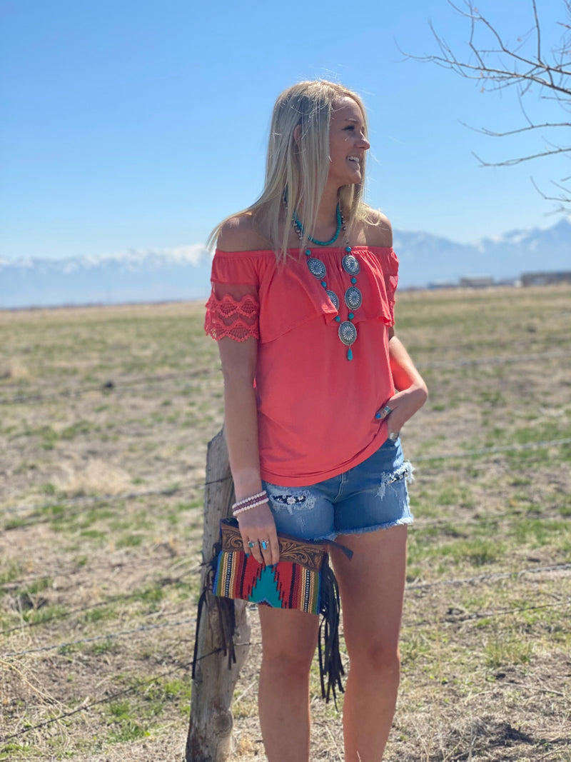 Shop Envi Me Tops and Tunics The Coral Bahama Mama Top
