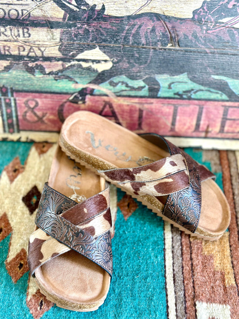 The Corona Cow Slide Sandal Shop Envi Me