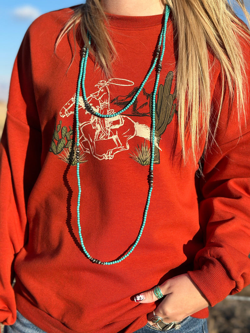 Shop Envi Me Tops and Tunics The Cowboy Way Sweatshirt