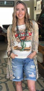 Shop Envi Me Tops and Tunics The Cream Dew DRop Inn Rocker Tee