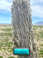 Shop Envi Me Necklaces The Cute Turquoise Bar Necklace On Chain