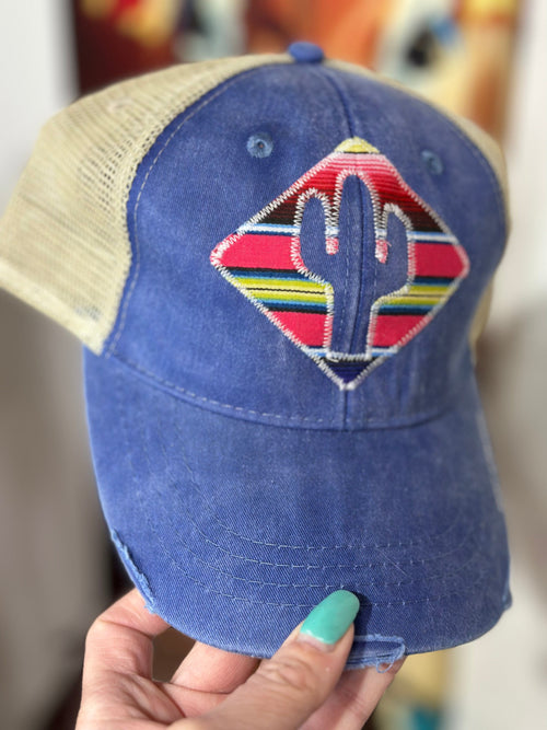 Shop Envi Me Cap Denim Serape The Desert Cactus Cap