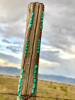 Shop Envi Me Necklaces The Fall Copper Bead and Turquoise Chunk Necklace