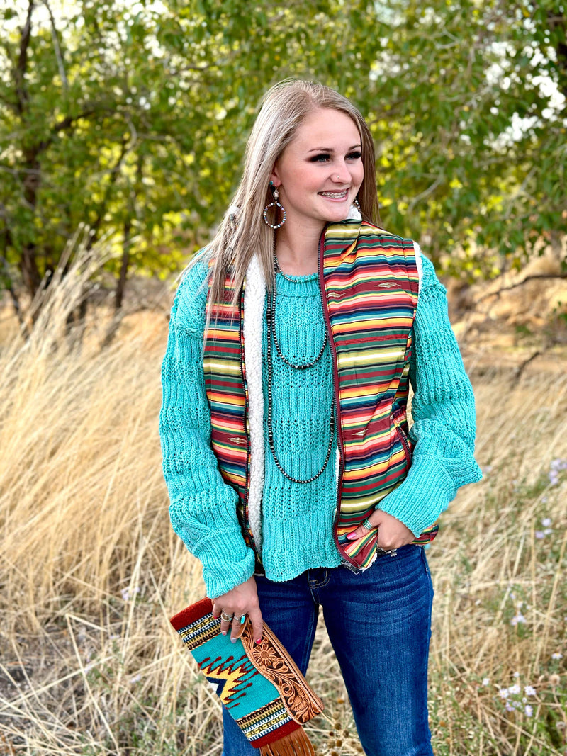 Shop Envi Me Outerwear The Fall Fiesta Aztec Vest