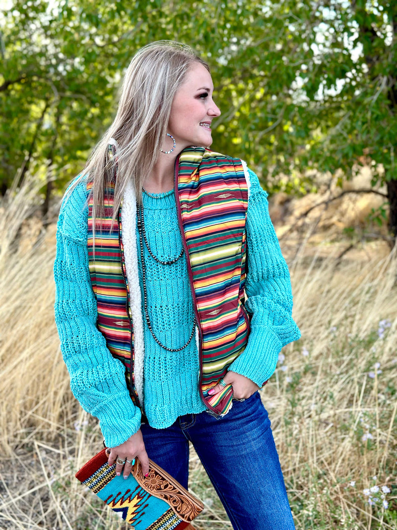 Shop Envi Me Outerwear The Fall Fiesta Aztec Vest
