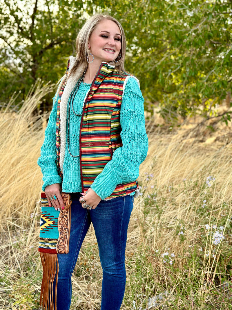 Shop Envi Me Outerwear The Fall Fiesta Aztec Vest