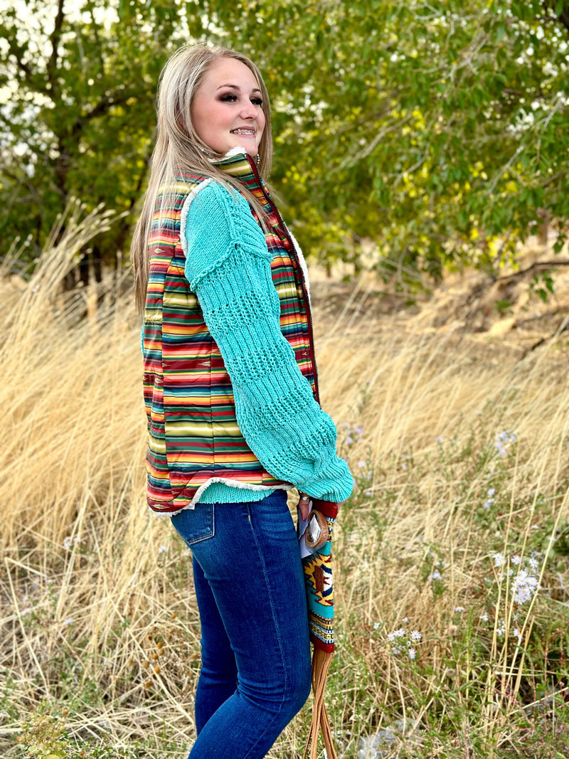 Shop Envi Me Outerwear The Fall Fiesta Aztec Vest