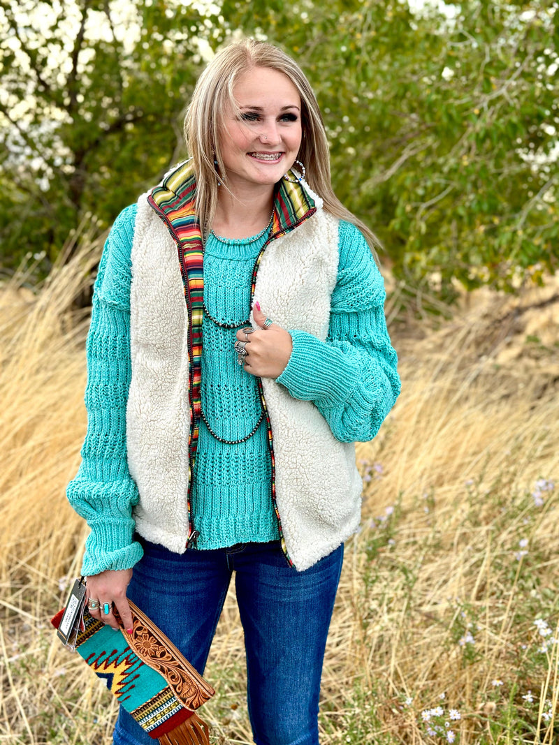 Shop Envi Me Outerwear The Fall Fiesta Aztec Vest