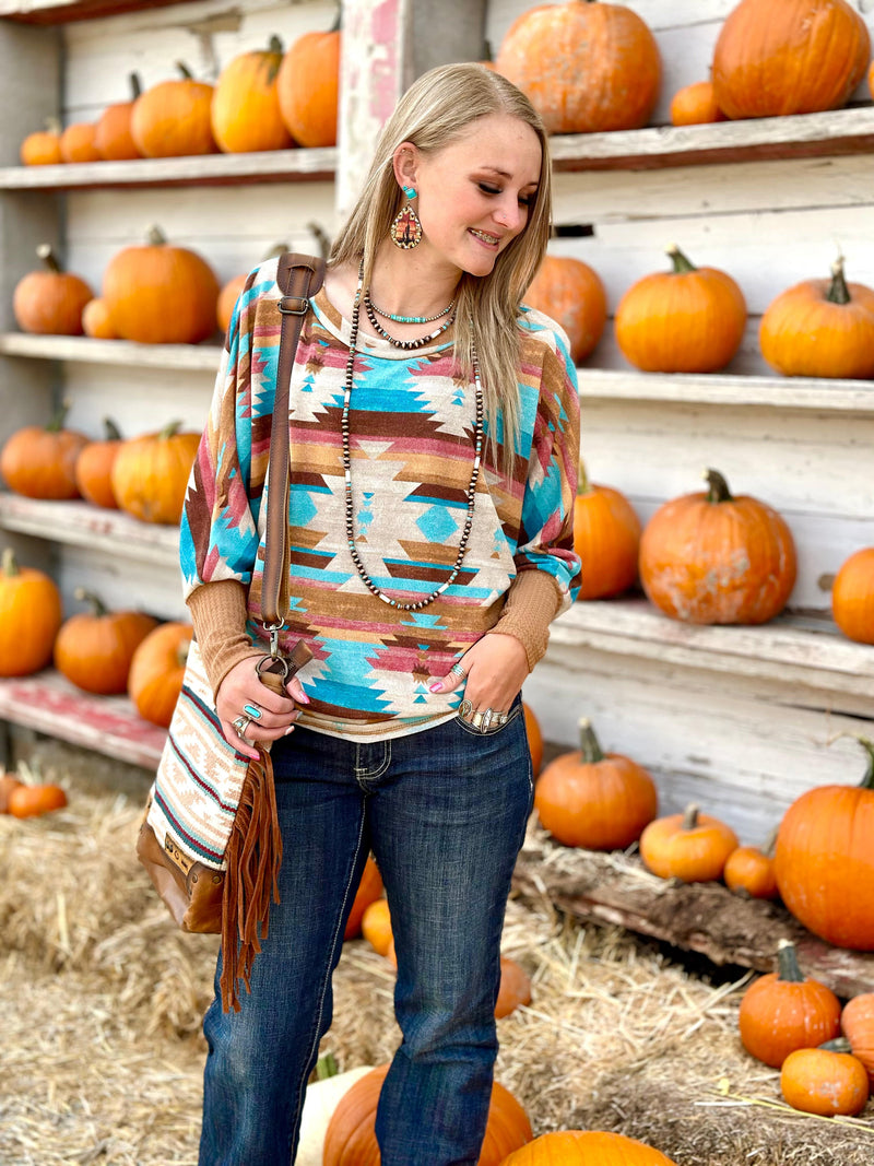 Shop Envi Me Tops and Tunics The Fall South of Laramie Tribal Top