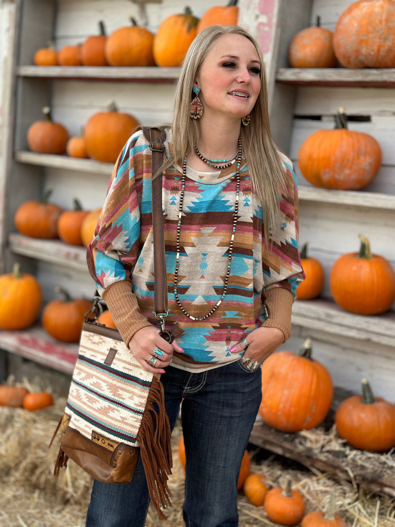 Shop Envi Me Tops and Tunics The Fall South of Laramie Tribal Top