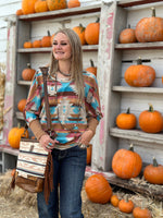 Shop Envi Me Tops and Tunics The Fall South of Laramie Tribal Top