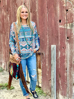 Shop Envi Me Tops and Tunics The Fall South of Mazatlan Tribal Top