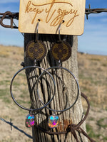 Shop Envi Me Earrings One The Gypsy Crystal Hoop Earrings