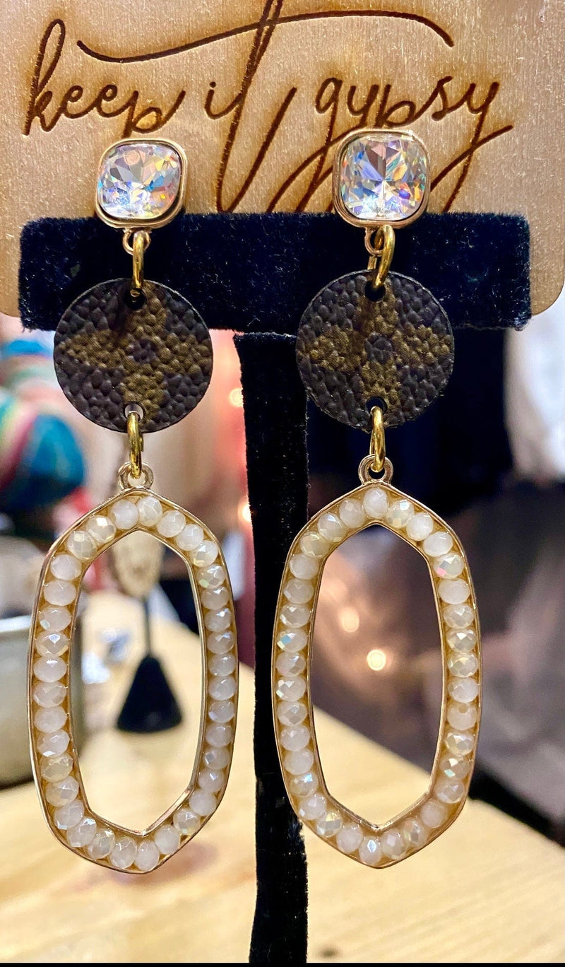 Shop Envi Me Earrings One The Gypsy Gold Crystal Drop Earrings