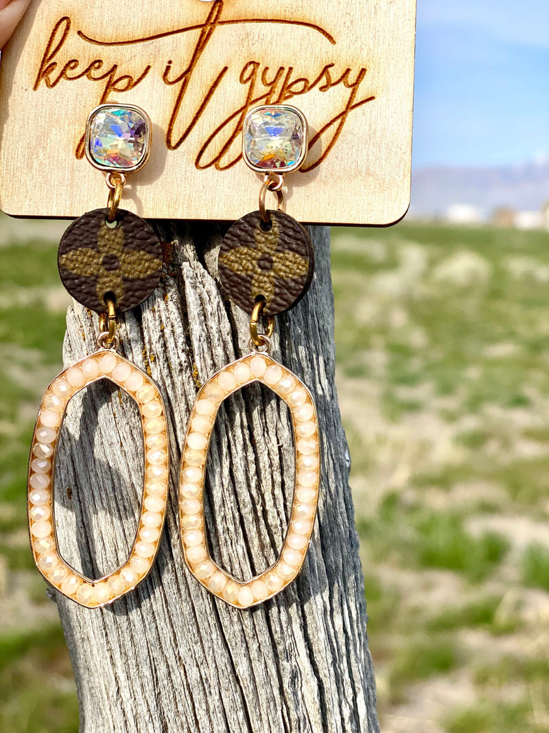 Shop Envi Me Earrings One The Gypsy Gold Crystal Drop Earrings