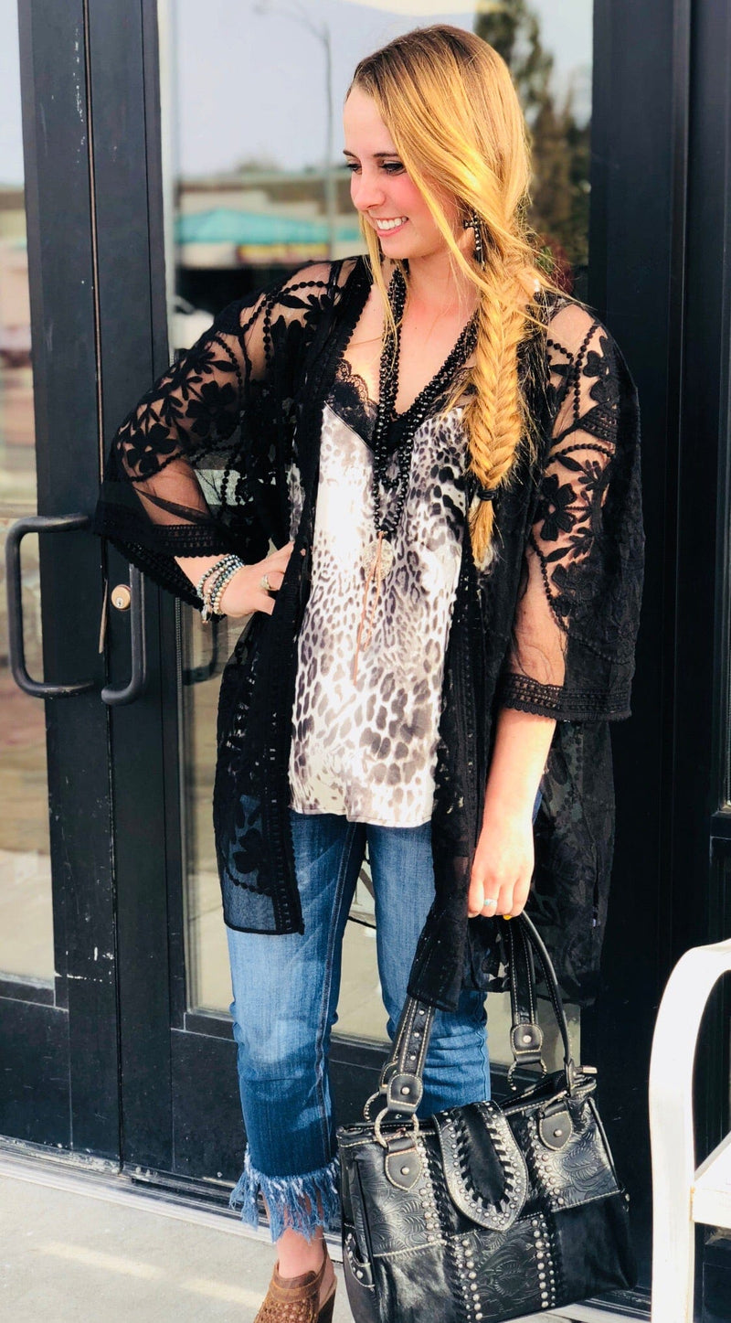 Shop Envi Me Tops and Tunics The Jasmire Lace Edge Tank