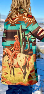 R Cinco RAnch New arrivals The Kodiak Cactus Cowboy Aztec Coat