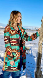 R Cinco RAnch New arrivals The Kodiak Cowboy Cactus Aztec Coat