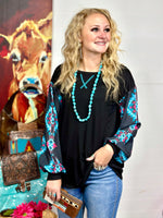 Shop Envi Me Tops The Las Vegas Day Tribal Sleeve Top